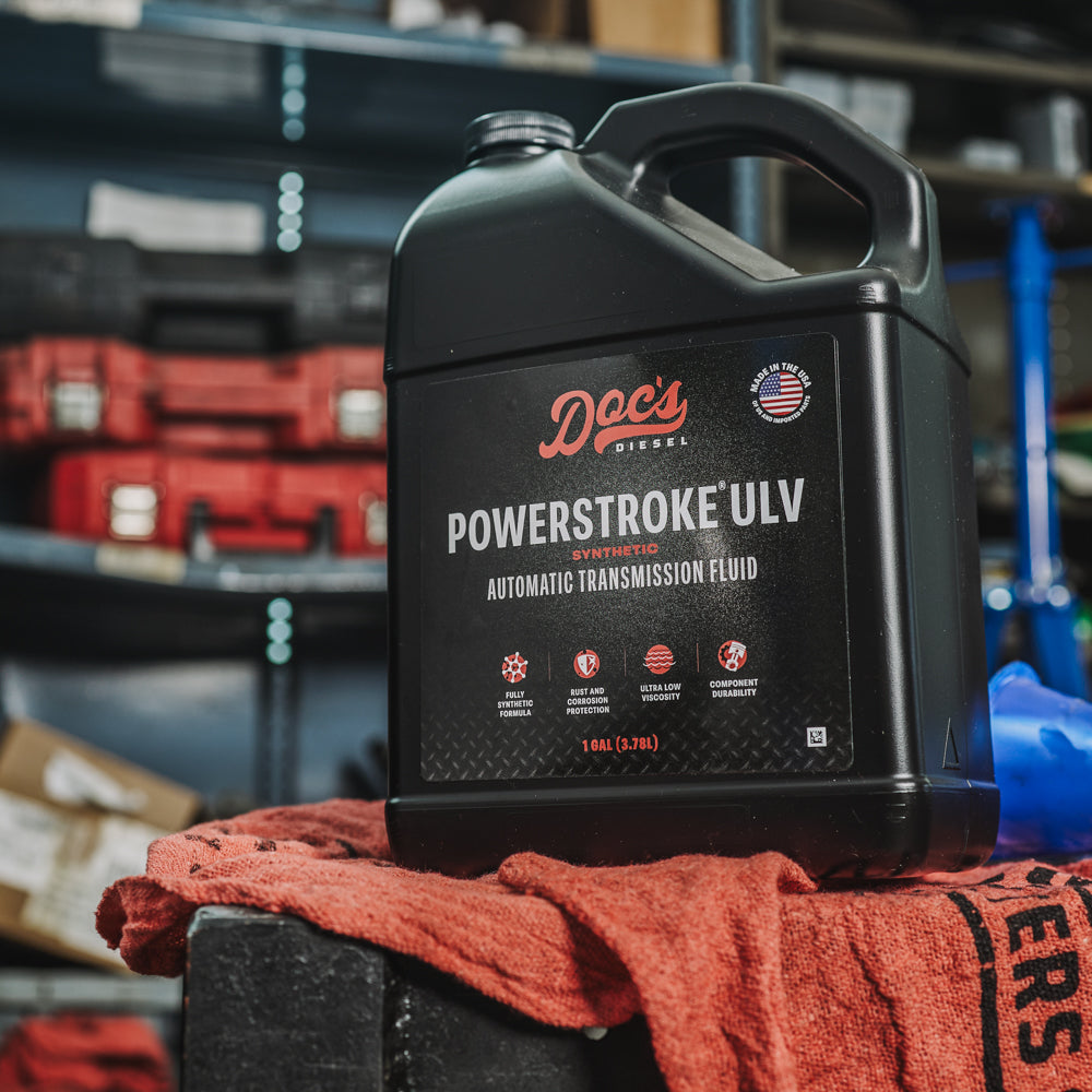 Doc’s Diesel Powerstroke ULV Full Synthetic Automatic Transmission Fluid 55 Gallon Drum