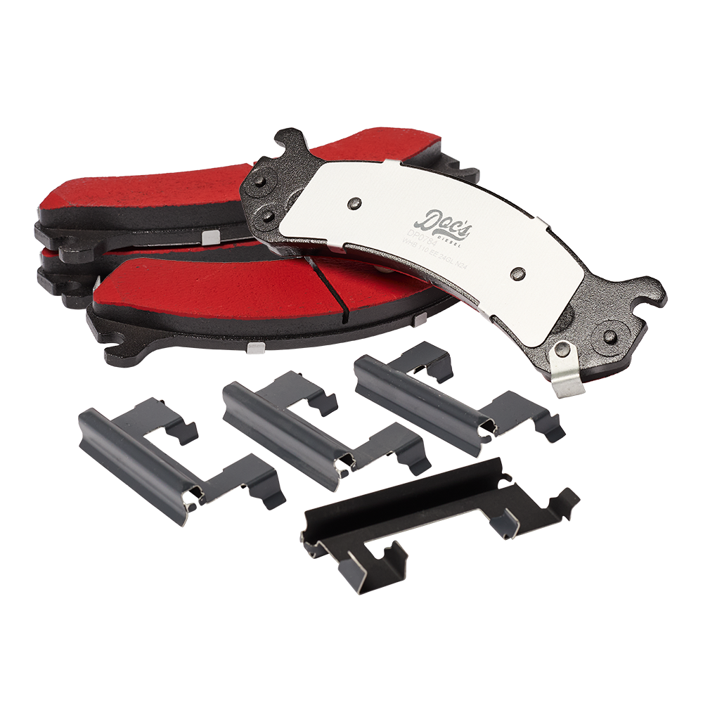 Doc's Diesel Chevrolet/GMC 6.6L Duramax 2500HD/3500HD SRW Severe-Duty Front Brake Pads 2001-2010