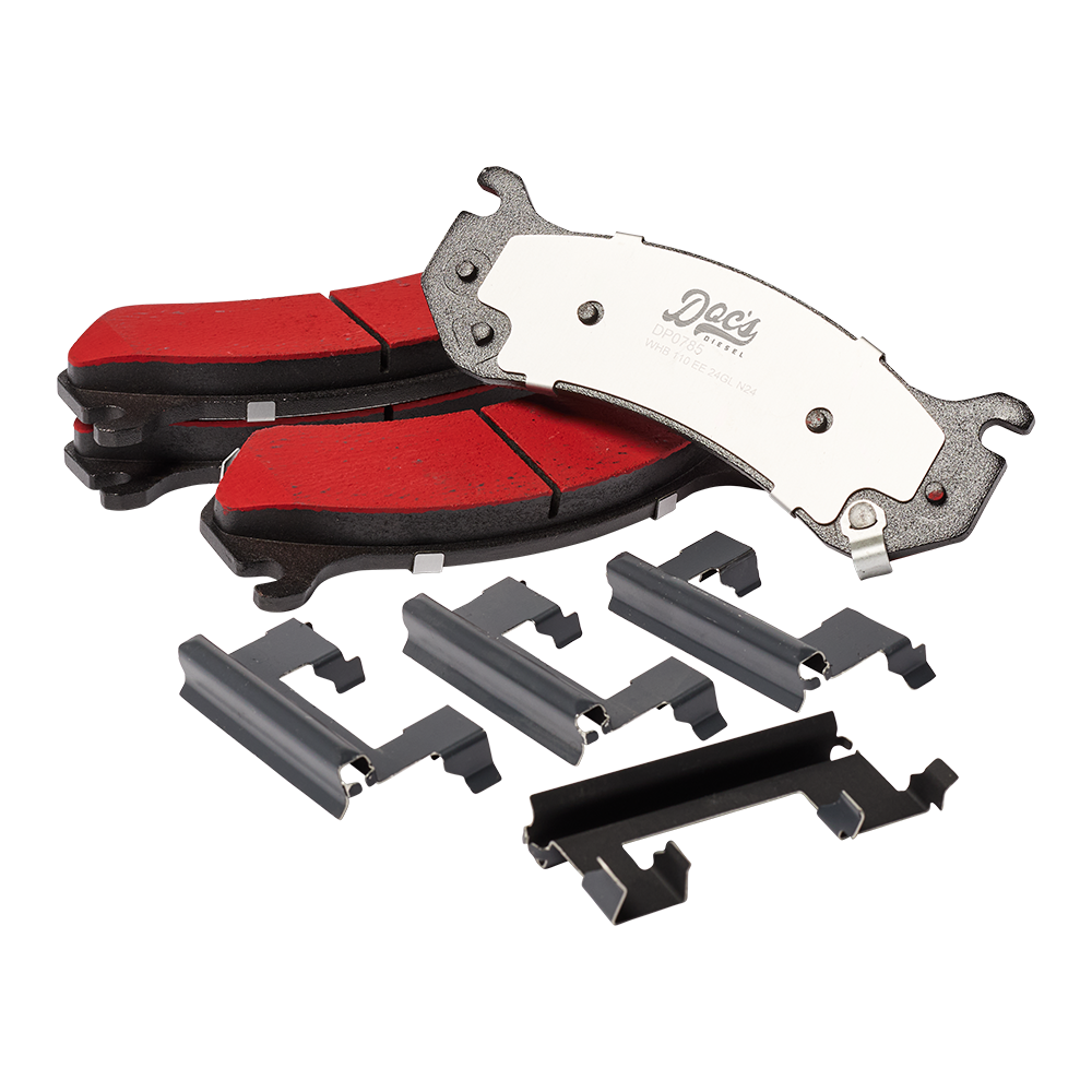 Doc's Diesel Chevrolet/GMC 6.6L Duramax SRW Severe-Duty Rear Brake Pads 2001-2010 2500HD, 2004-2010 3500HD