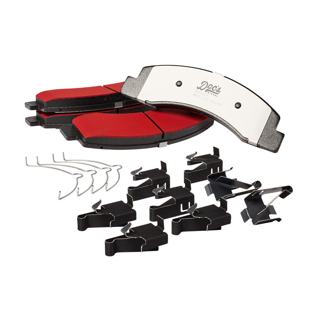 Doc's Diesel Ford 6.0L/7.3L Powerstroke F250/F350 Severe-Duty Front Brake Pads 1999-2004