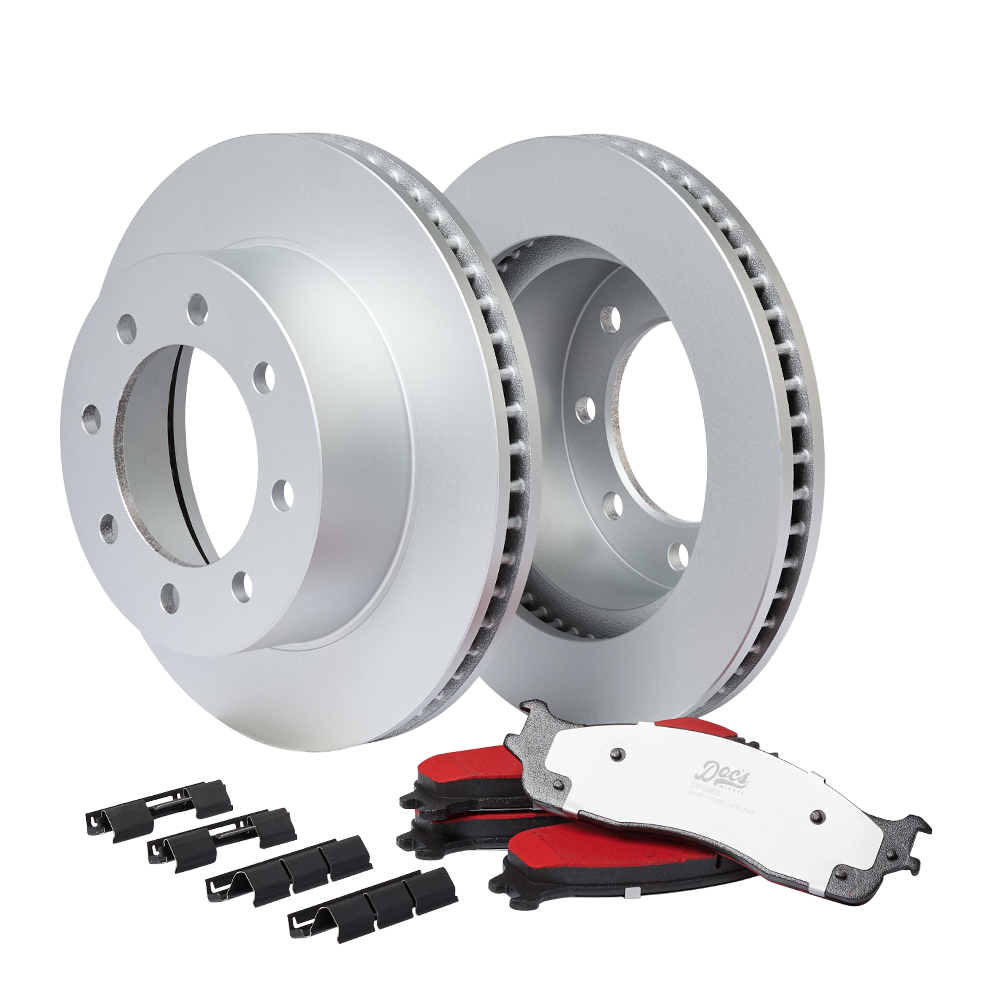 Doc's Diesel RAM 5.9L Cummins SRW/DRW Front Brake Pads and Rotors Kit 2003-2008, 6.7L 2007.5-2008