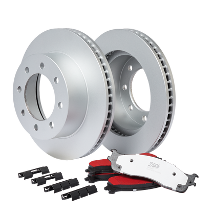 Doc's Diesel RAM 5.9L Cummins SRW/DRW Front Brake Pads and Rotors Kit 2003-2008, 6.7L 2007.5-2008
