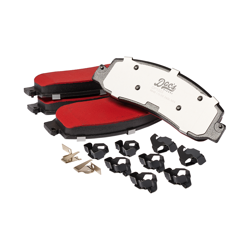 Doc's Diesel Ford 6.4L Powerstroke Severe-Duty Front Brake Pads 2008-2010 F-250, 2008-2012 F-350, 6.7L 2011-2012