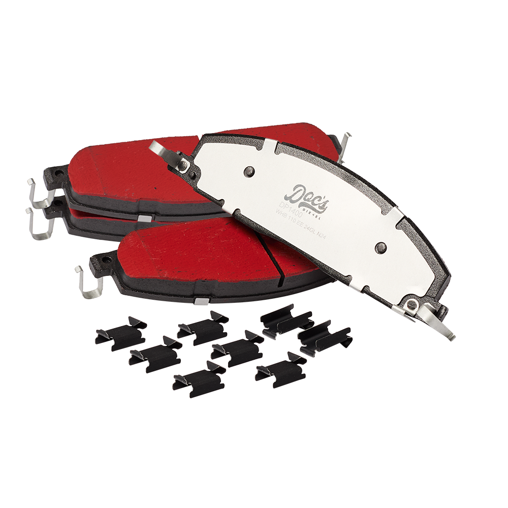 Doc's Diesel RAM 6.7L/5.9L Cummins SRW/DRW Rear Brake Pads and Rotors Kit 2009-2018