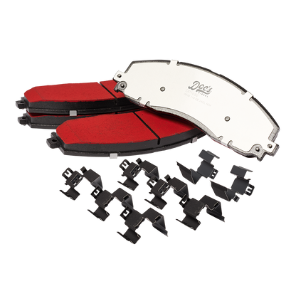 Doc's Diesel Ford 6.7L Powerstroke High Carbon Front and Rear Brake Pads Kit 2012-2022