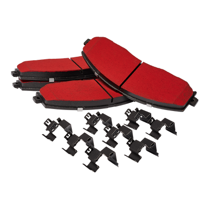 Doc's Diesel Ford 6.7L Powerstroke High Carbon Front and Rear Brake Pads Kit 2012-2022