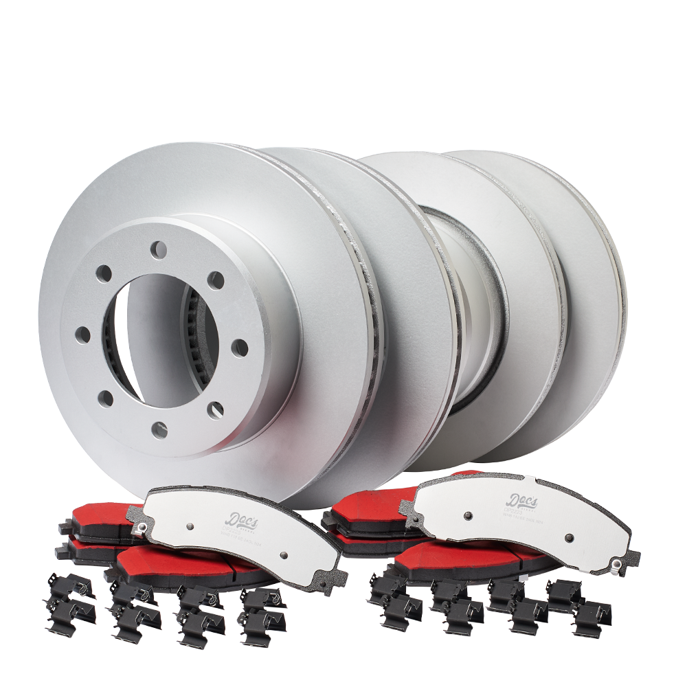 Doc's Diesel RAM 6.7L/5.9L Cummins SRW Front and Rear Brake Pads and Rotors Kit 2019-2024