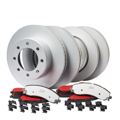 Doc's Diesel RAM 6.7L/5.9L Cummins SRW Front and Rear Brake Pads and Rotors Kit 2019-2024