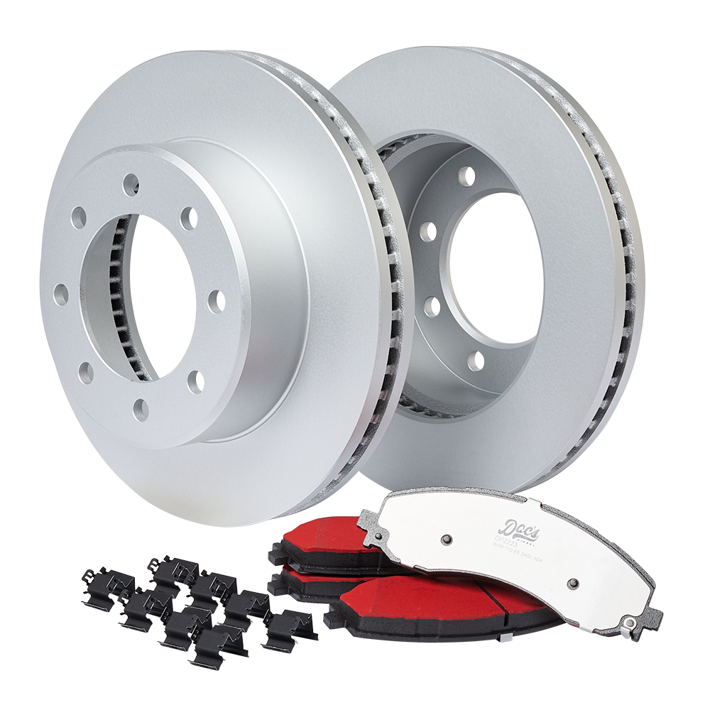 Doc's Diesel RAM 6.7L Cummins SRW/DRW Front Brake Pads and Rotors Kit 2019-2025