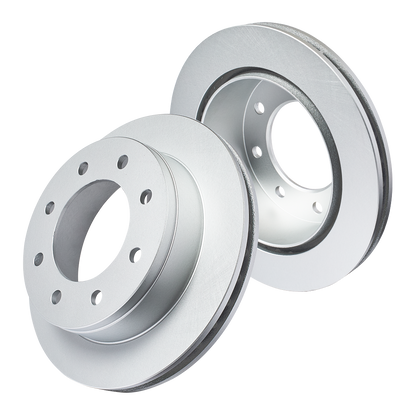 Doc's Diesel Chevrolet/GMC 6.6L Duramax SRW High Carbon Rear Brake Rotor Set 2001-2007 Silverado 2500HD, 2005-2007 Silverado 3500HD, 2001-2006 Sierra 2500HD