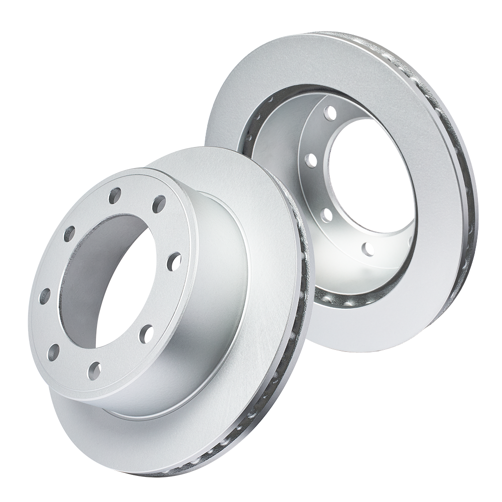 Doc's Diesel Ford 7.3L Powerstroke F250/F350 SRW High Carbon Rear Brake Rotor Set 1999-2004