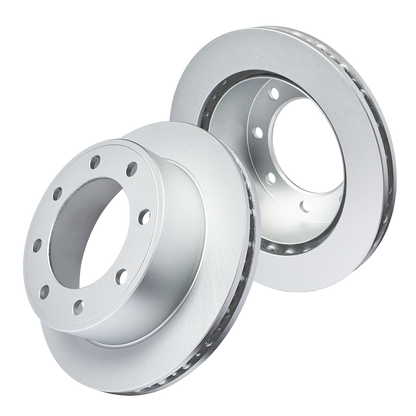 Doc's Diesel Ford 7.3L Powerstroke F250/F350 SRW High Carbon Rear Brake Rotor Set 1999-2004