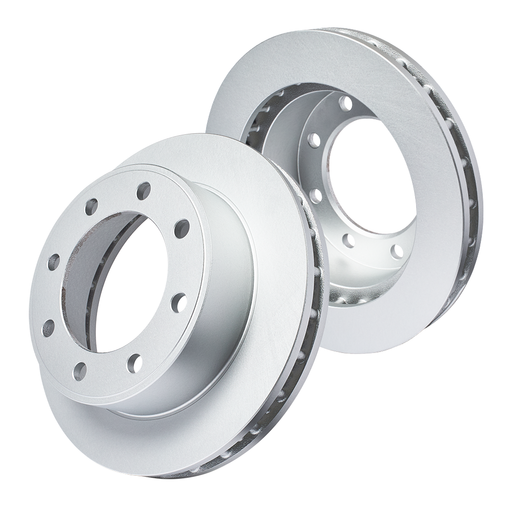 Doc's Diesel Ford 7.3L Powerstroke F250/F350 SRW/DRW High Carbon Front Brake Rotor Set 1999-2004