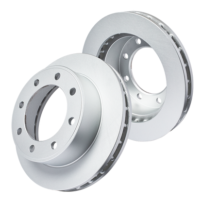 Doc's Diesel Ford 7.3L Powerstroke F250/F350 SRW/DRW High Carbon Front Brake Rotor Set 1999-2004