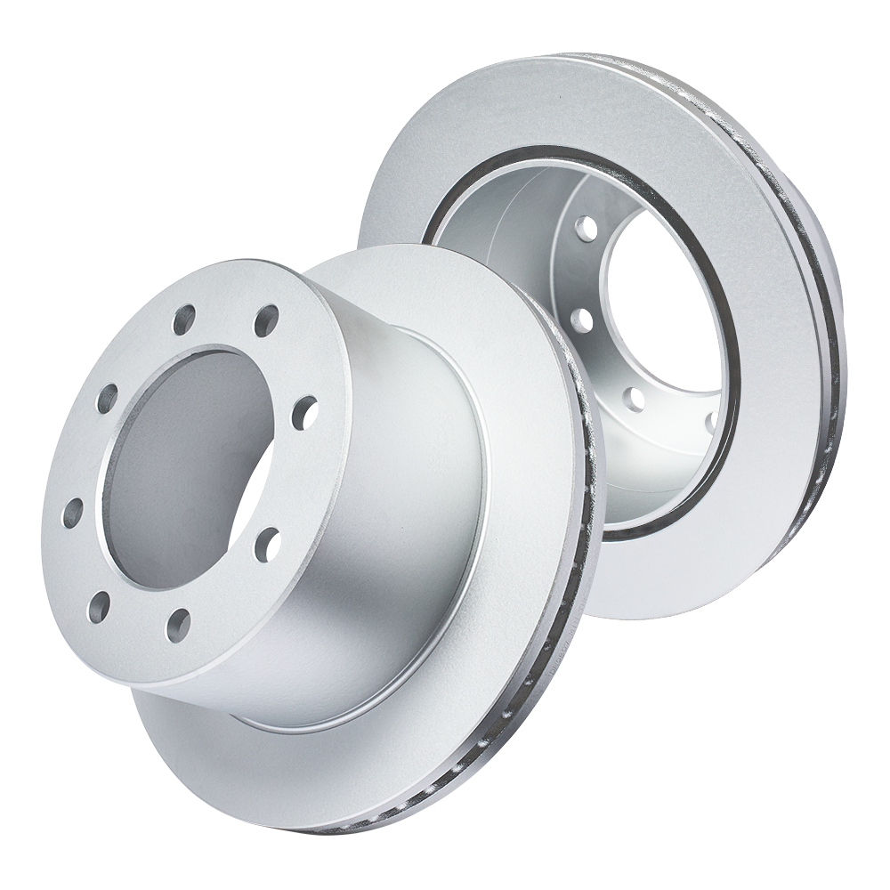 Doc's Diesel Chevrolet/GMC 6.6L Duramax 3500/3500HD DRW High Carbon Rear Brake Rotor Set 2001-2010