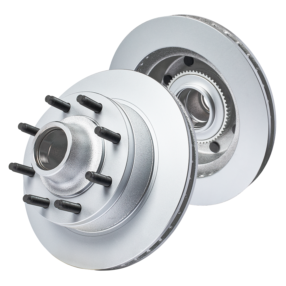 Doc's Diesel Ford 7.3L Powerstroke F250/F350 SRW High Carbon Front Brake Rotor Set 1997-1999