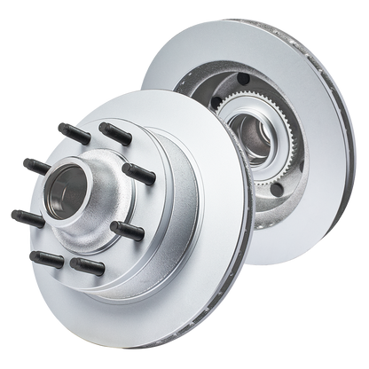 Doc's Diesel Ford 7.3L Powerstroke F250/F350 SRW High Carbon Front Brake Rotor Set 1997-1999