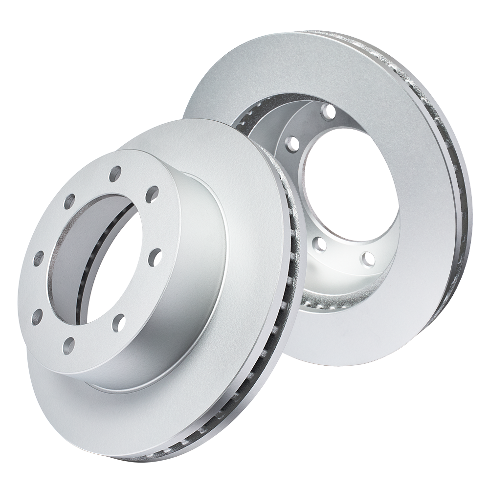 Doc's Diesel Ford 6.0L/6.4L Powerstroke SRW 4WD High Carbon Front Brake Rotor Set 2005-2013