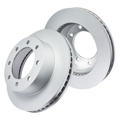 Doc's Diesel Ford 6.0L/6.4L Powerstroke SRW 4WD High Carbon Front Brake Rotor Set 2005-2013