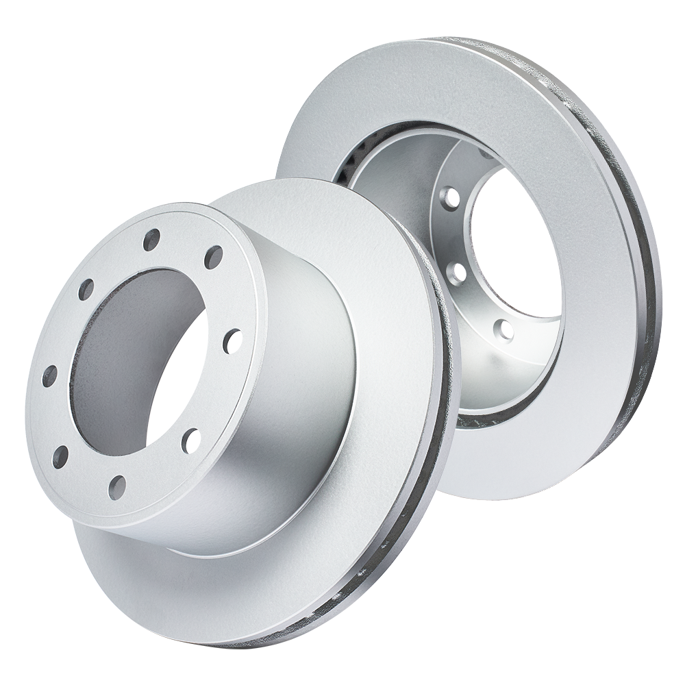 Doc's Diesel Ford 6.0L/6.4L Powerstroke SRW High Carbon Rear Brake Rotor Set 2005-2013, 6.7L 2011-2012