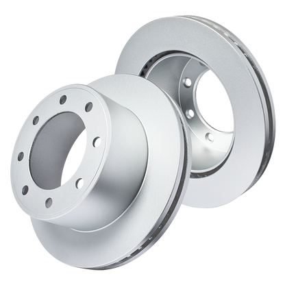 Doc's Diesel Ford 6.0L/6.4L Powerstroke SRW High Carbon Rear Brake Rotor Set 2005-2013, 6.7L 2011-2012