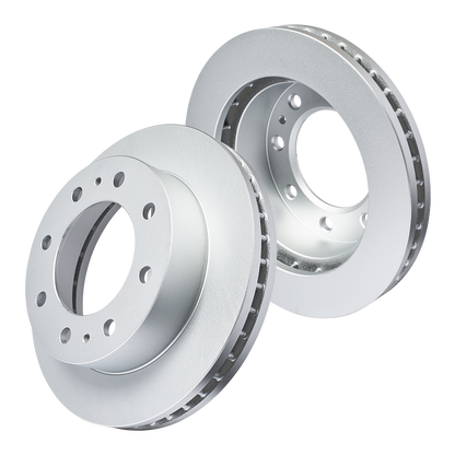 Doc's Diesel Chevrolet/GMC 6.6L Duramax SRW High Carbon Front Brake Rotor Set 2001-2010 2500HD, 2004-2010 3500HD