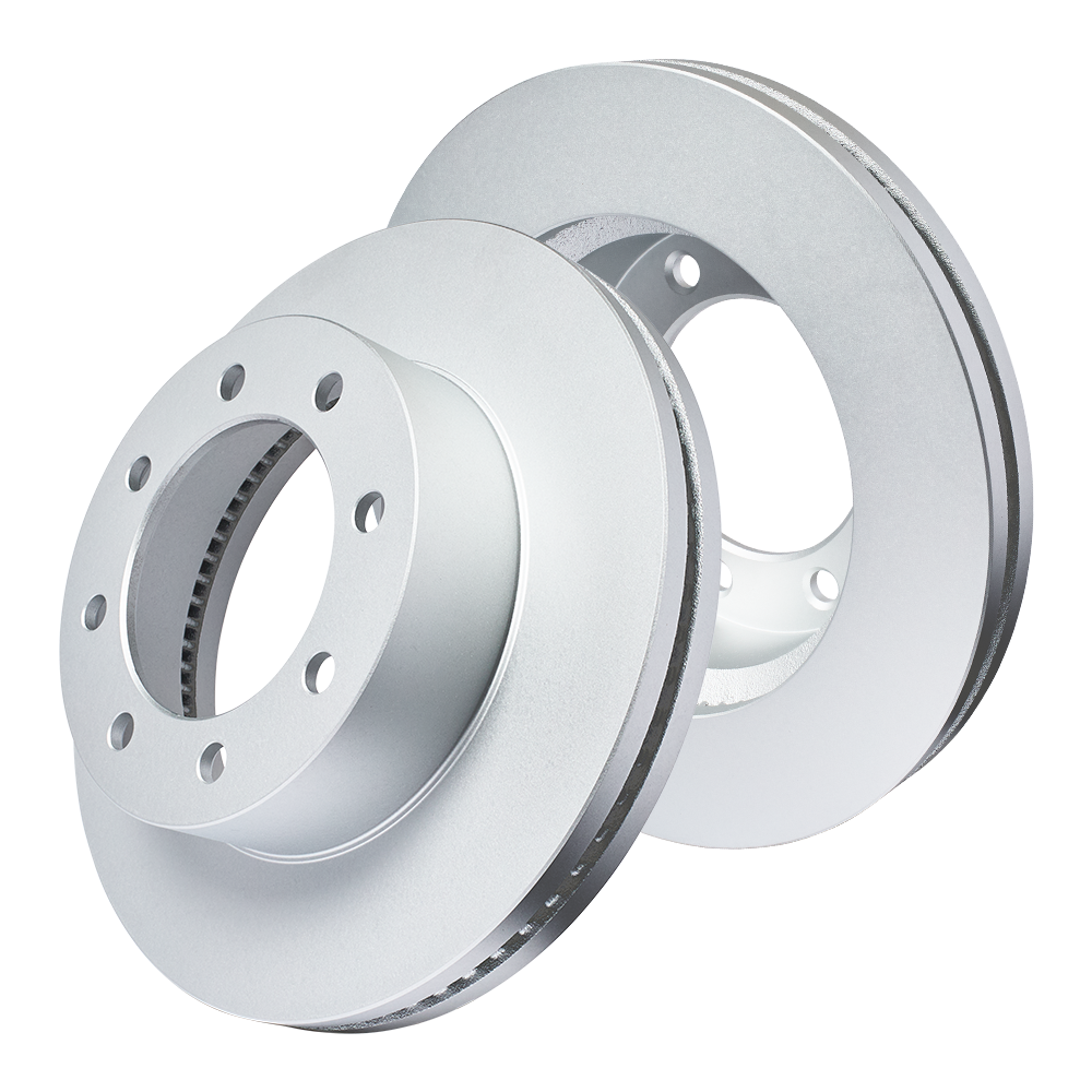 Doc's Diesel Ford 6.7L Powerstroke SRW High Carbon Front and Rear Brake Rotors Kit 2013-2022