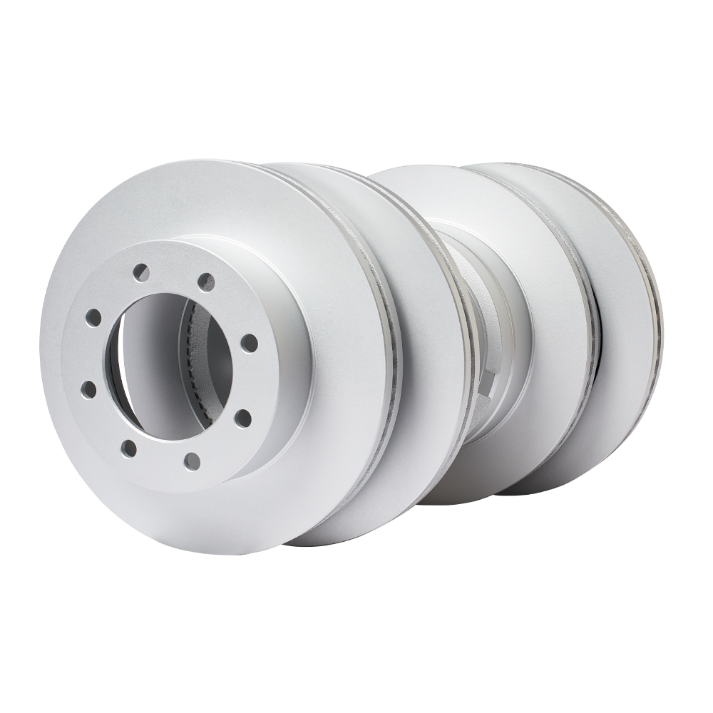Doc's Diesel Ford 6.7L Powerstroke SRW High Carbon Front and Rear Brake Rotors Kit 2013-2022