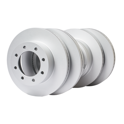 Doc's Diesel Ford 6.7L Powerstroke SRW High Carbon Front and Rear Brake Rotors Kit 2013-2022