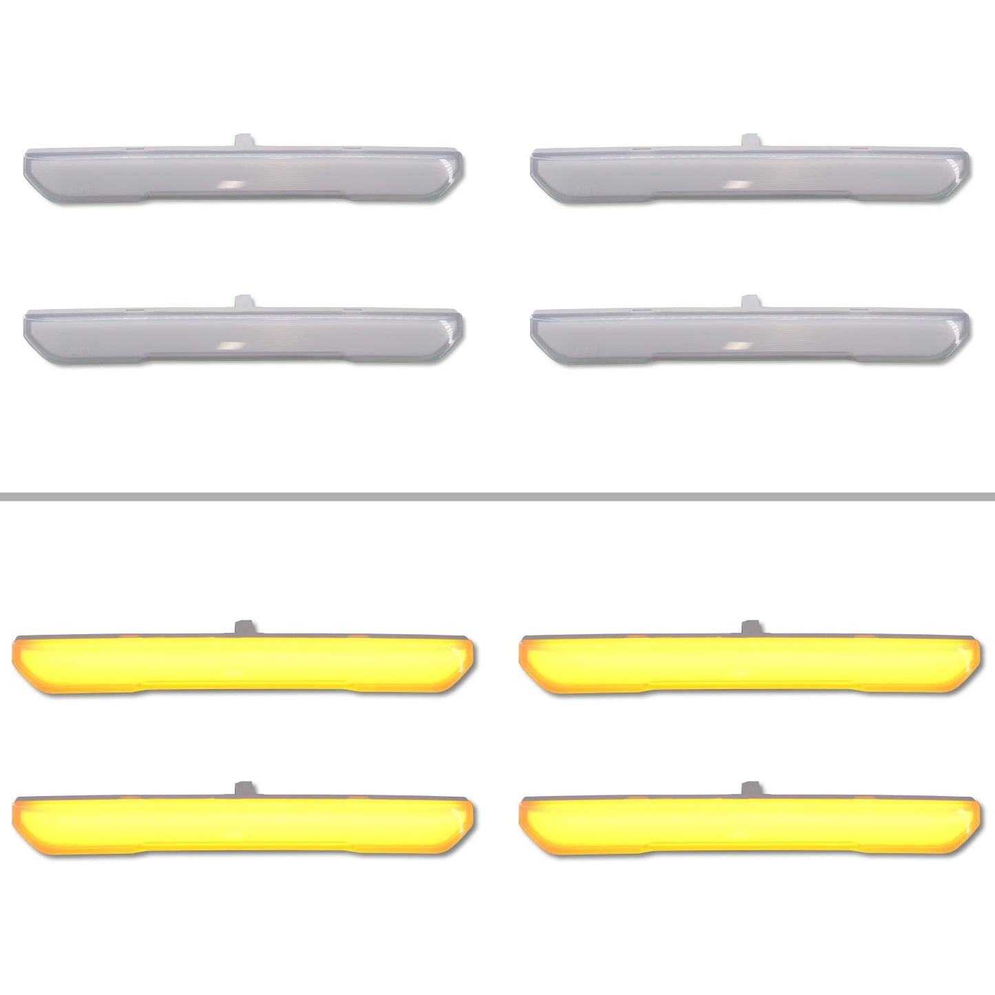 2020-2026 GMC Sierra 2500/3500 Fender Lights - Smoked / Frosted