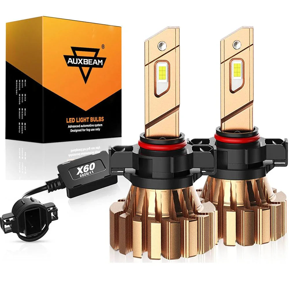For 2007 Chevrolet Silverado 3500 F-16 Plus Series Built-in Canbus Automotive Grade 14000LM LED Light Bulbs High Low Beam Bundle
