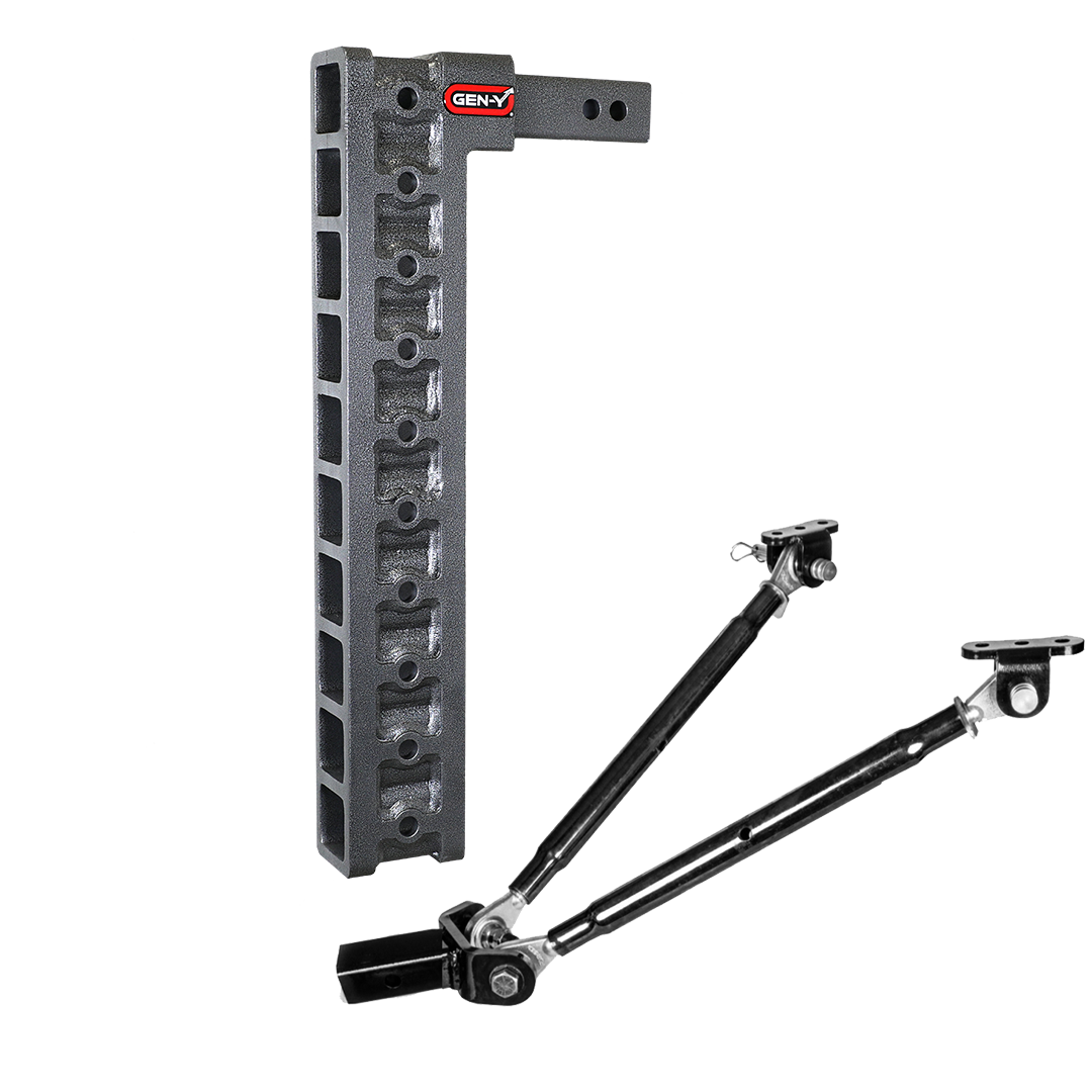 The MEGA-DUTY 10K Drop Hitch (2" Shank)