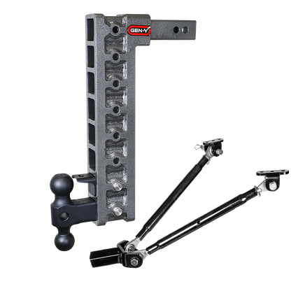 The MEGA-DUTY 10K Drop Hitch (2" Shank)