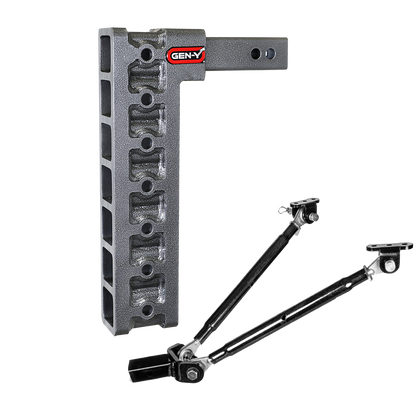 The MEGA-DUTY 16K Drop Hitch (2" Shank)