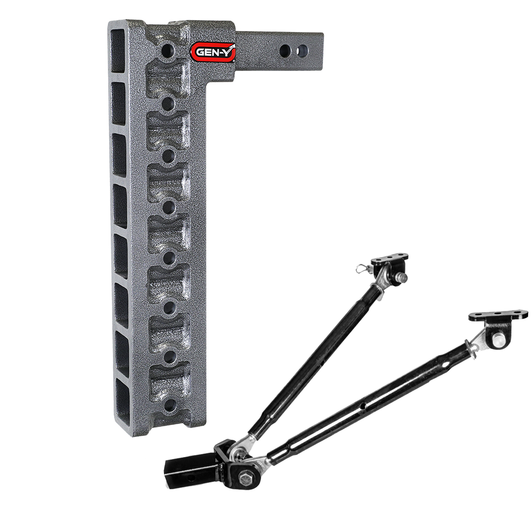 The MEGA-DUTY 16K Drop Hitch (2" Shank)