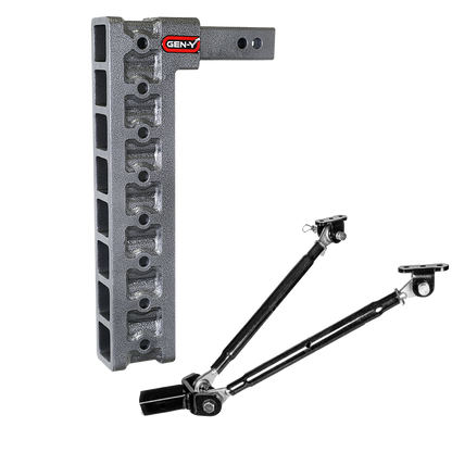 The MEGA-DUTY 16K Drop Hitch (2" Shank)
