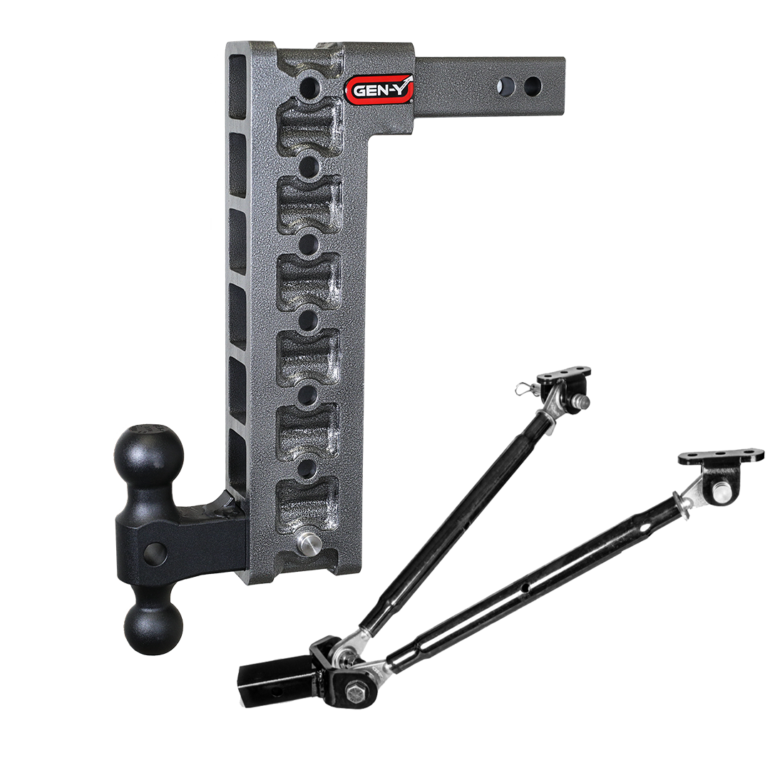 The MEGA-DUTY 16K Drop Hitch (2" Shank)