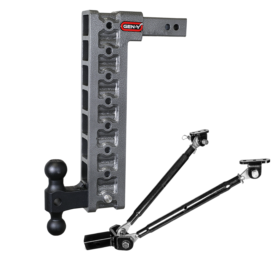 The MEGA-DUTY 16K Drop Hitch (2" Shank)