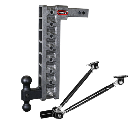 The MEGA-DUTY 16K Drop Hitch (2" Shank)