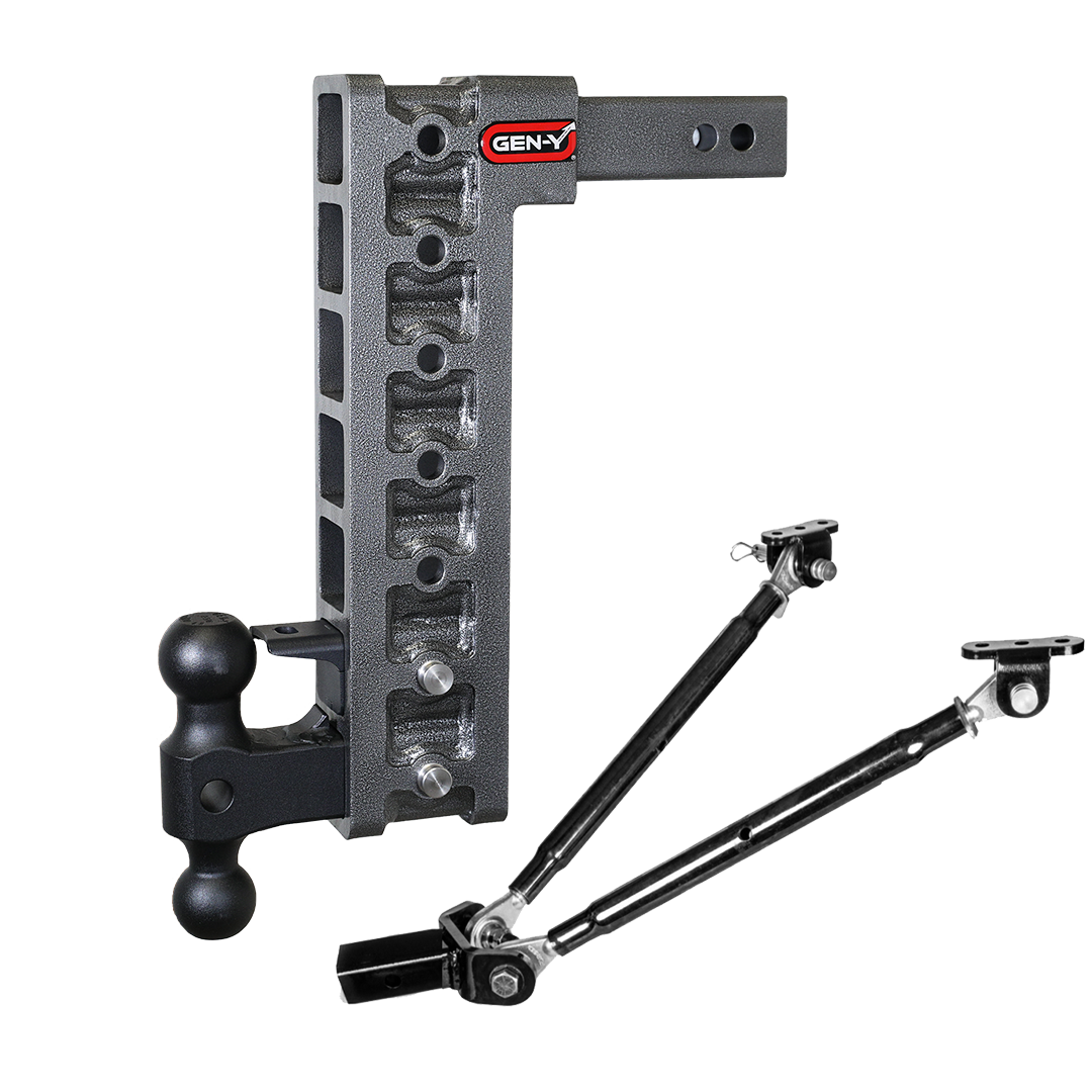 The MEGA-DUTY 16K Drop Hitch (2" Shank)