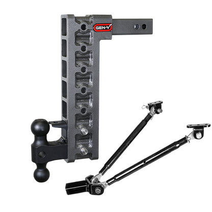 The MEGA-DUTY 16K Drop Hitch (2" Shank)