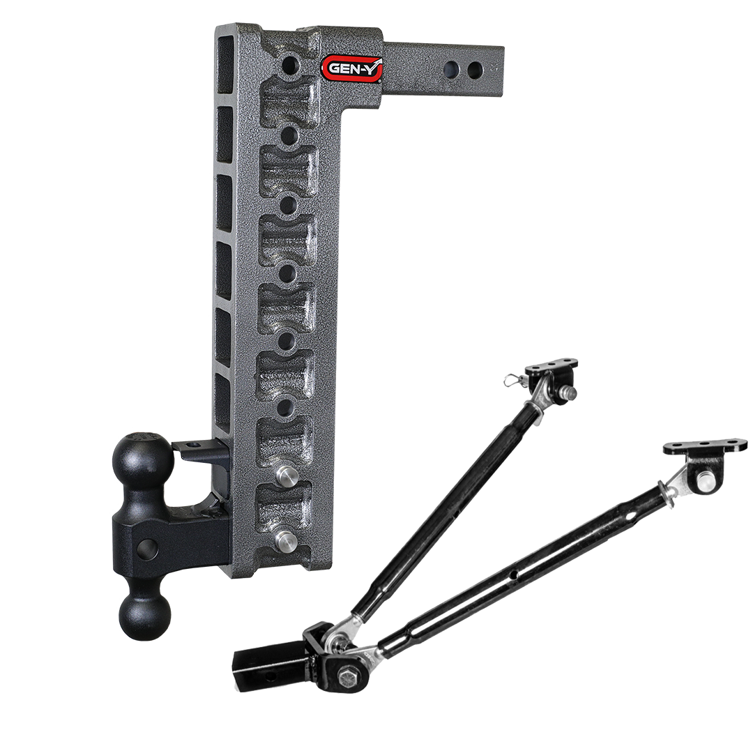 The MEGA-DUTY 16K Drop Hitch (2" Shank)