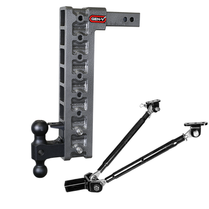 The MEGA-DUTY 16K Drop Hitch (2" Shank)