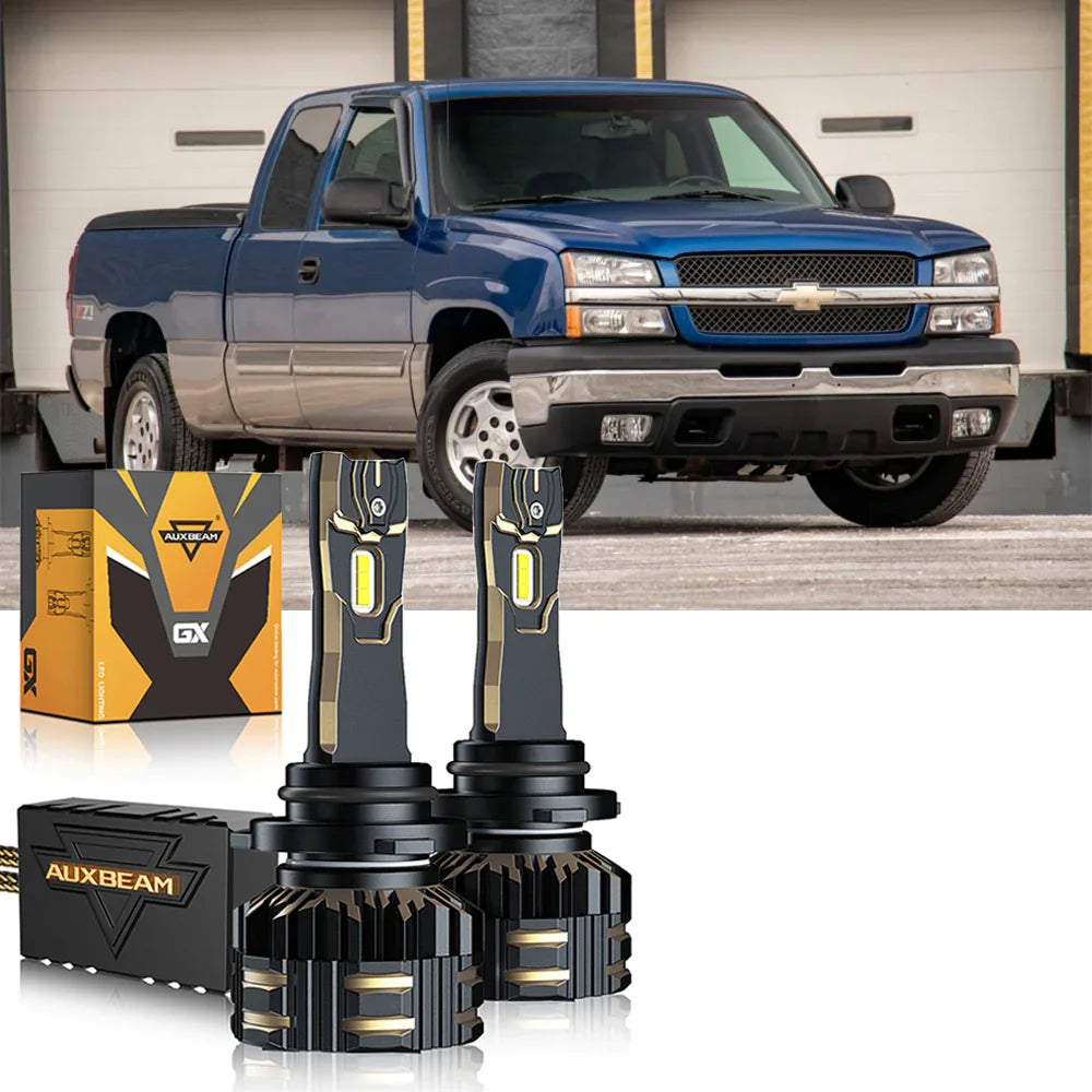 Fro 2003-2006 Chevrolet Silverado 1500 9005 9006 LED Headlight Bulbs Bundle