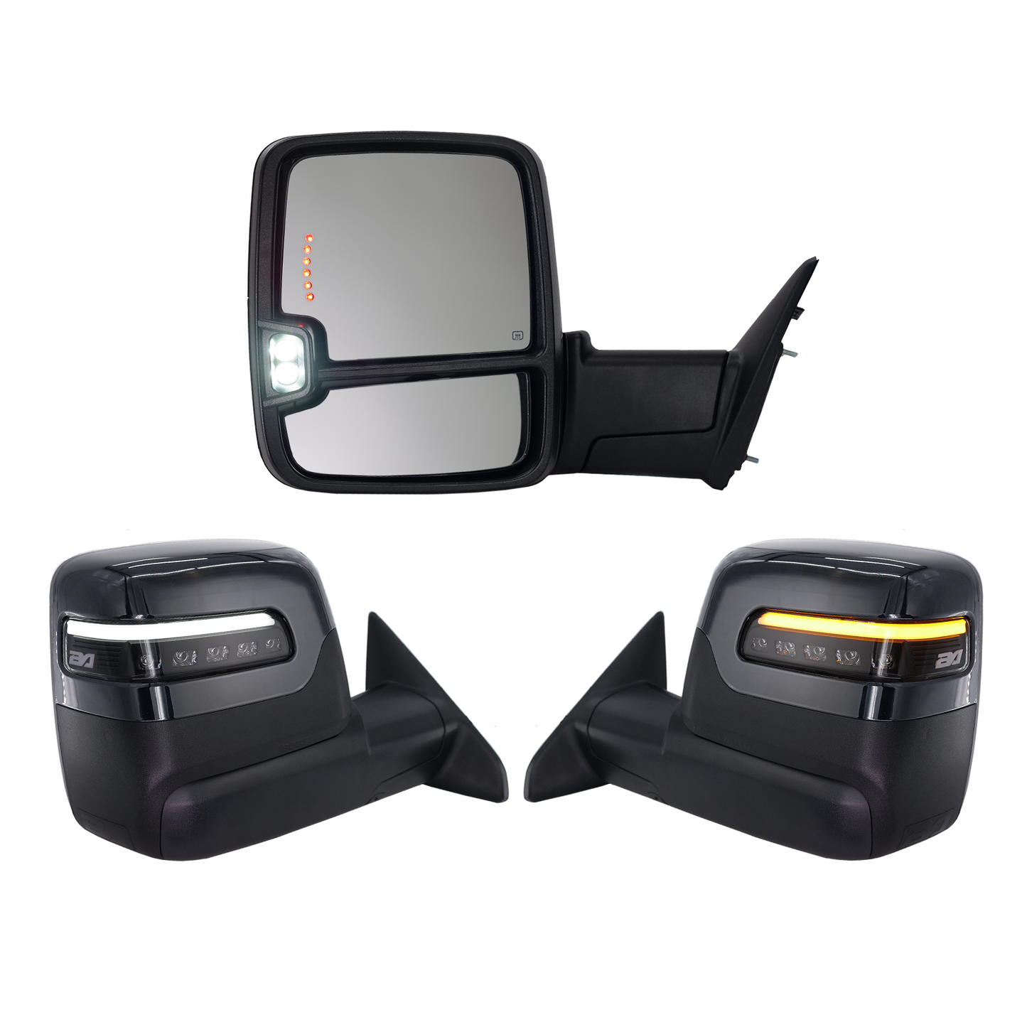 2023+ Style Ram Tow Mirrors | 2019-2024 Dodge Ram 1500