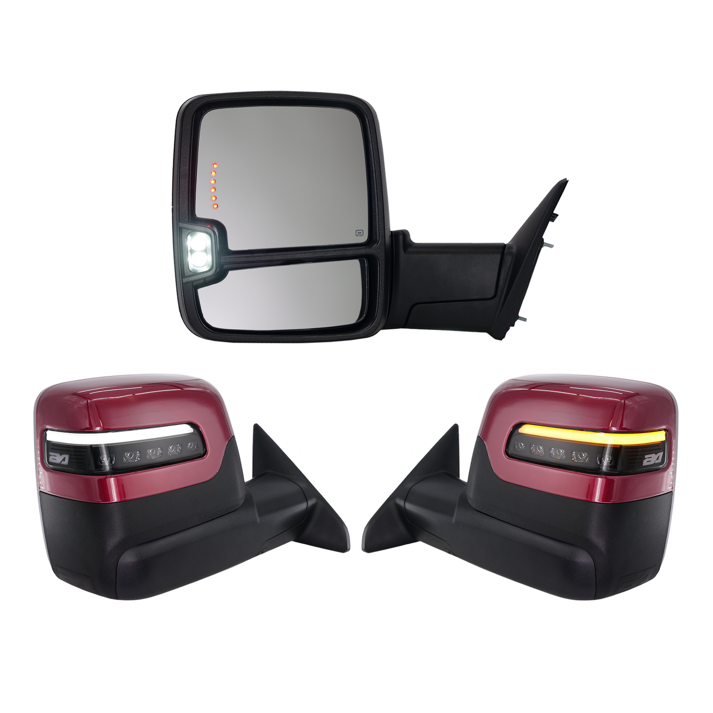 2023+ Style Ram Tow Mirrors | 2019-2024 Dodge Ram 1500