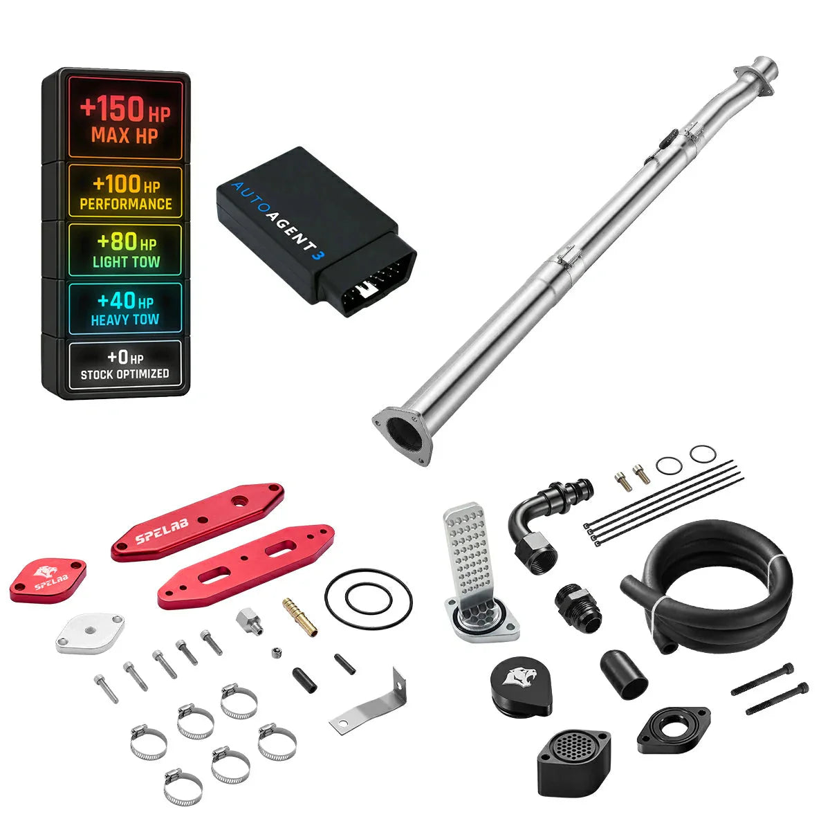 DPF/DEF/EGR/CCV Delete for 2020-2024 Ford 6.7L Powerstroke F250 F350 F450 All-in-One Kit