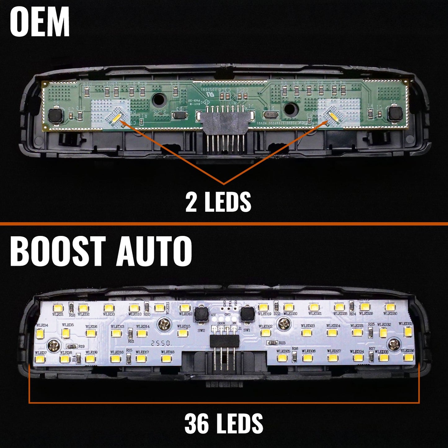Rear Interior Dome Light | 2019–2026 Chevy Silverado & GMC Sierra
