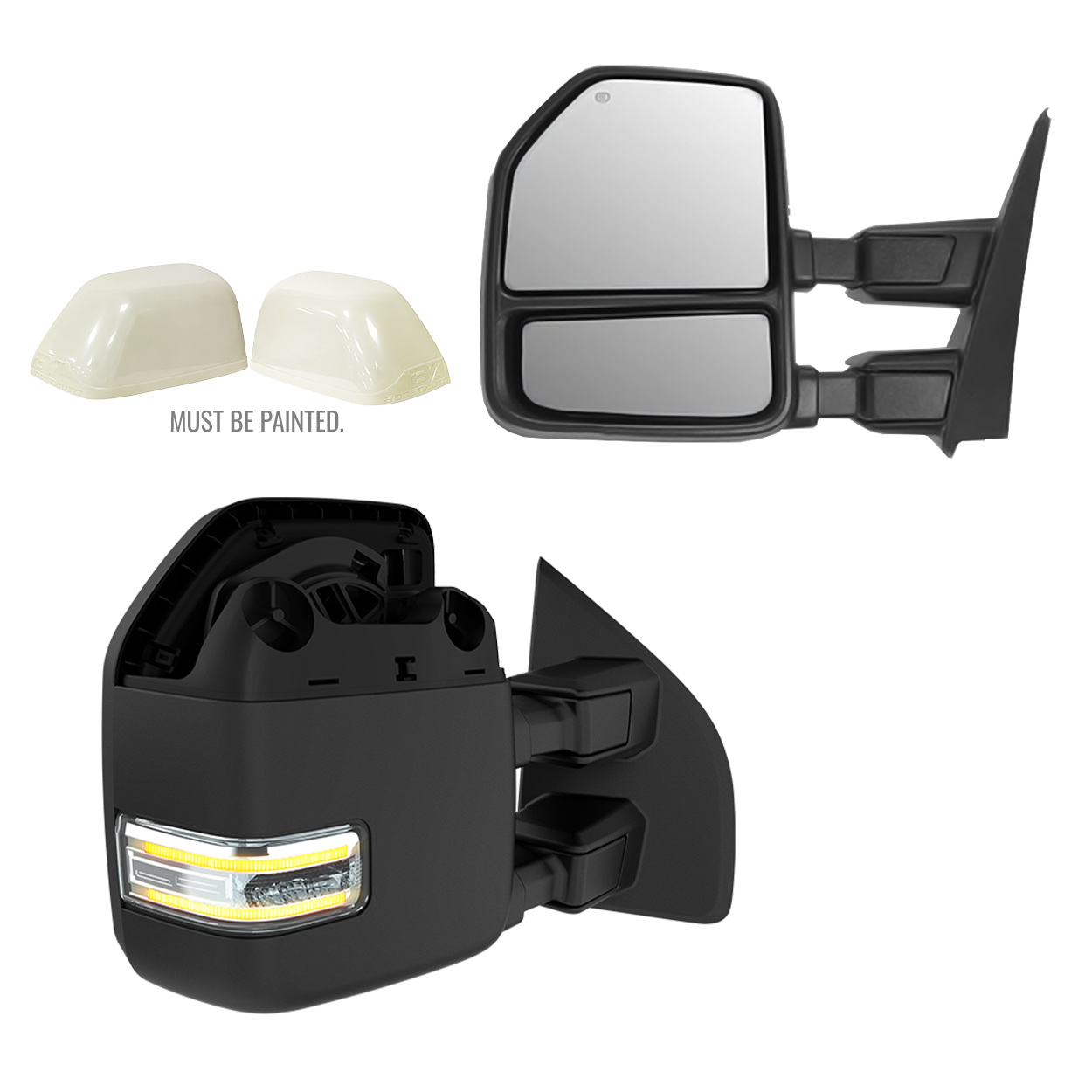 Ford F250/F350 Superduty (2017-2022) New Style Tow Mirrors