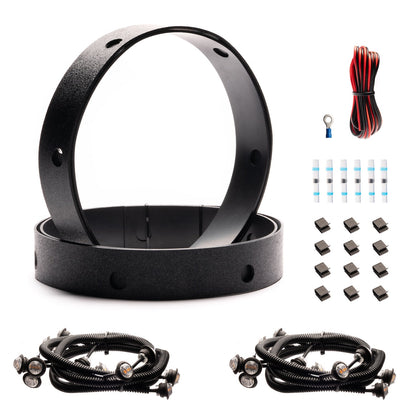 Rocker Running Light Kit For 11-25 Ford Super Duty